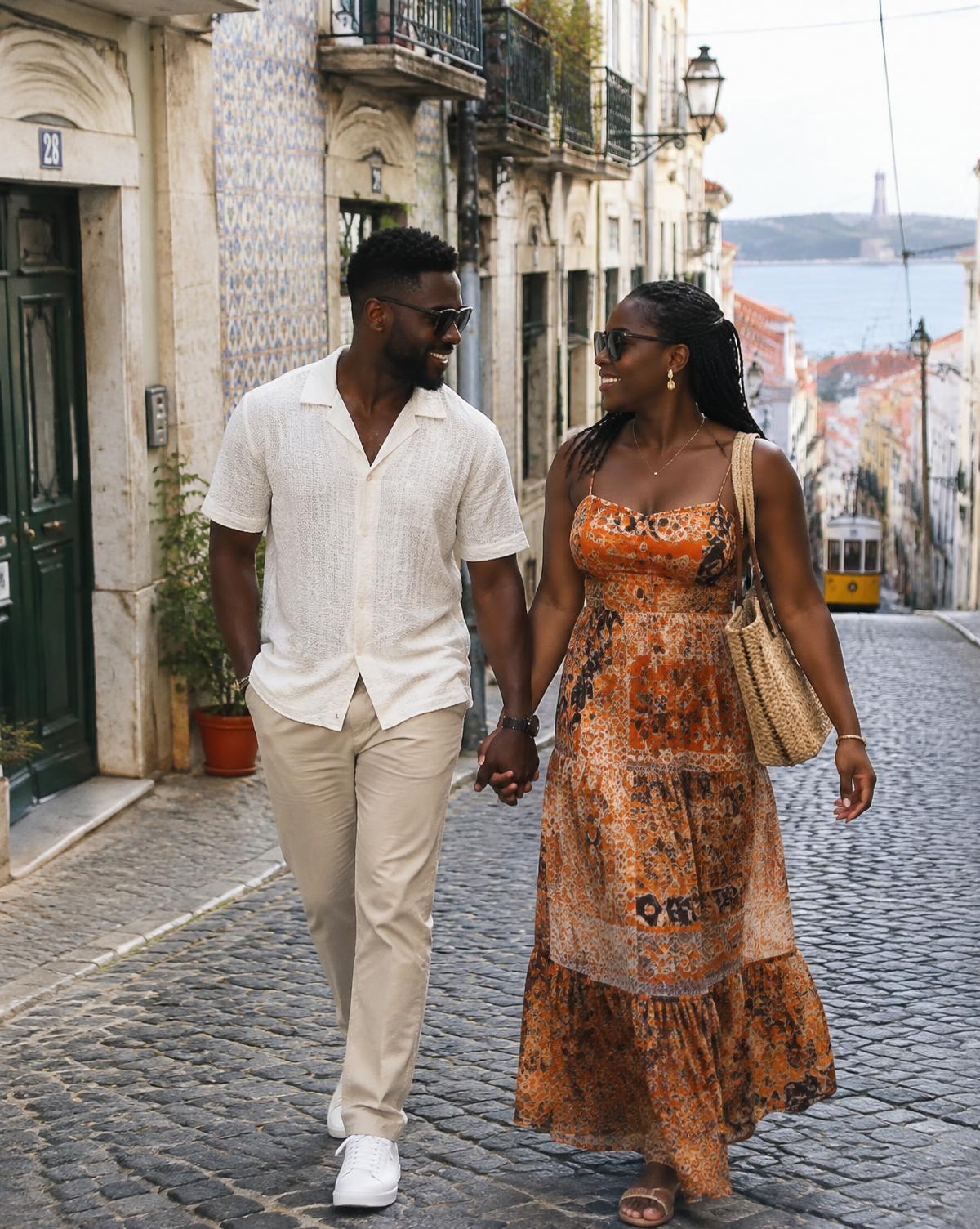 Kwame and Ama in Lisbon