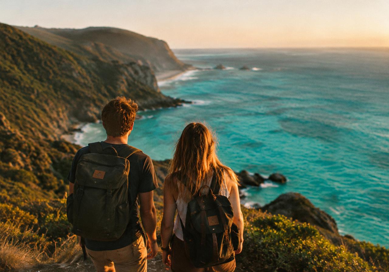 A scenic adventure trail